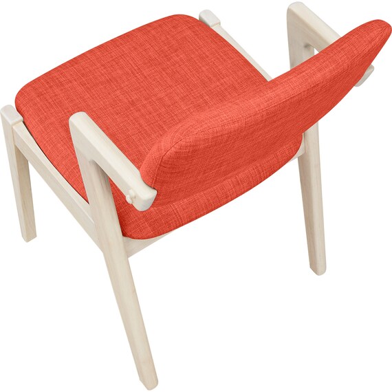 ダイニングチェア(YR001 WW/OR) 6枚目画像