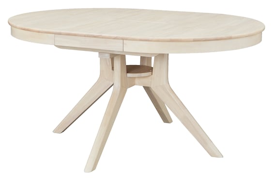 円形伸長ダイニングテーブル(YR001 110-150 WW) 6枚目画像