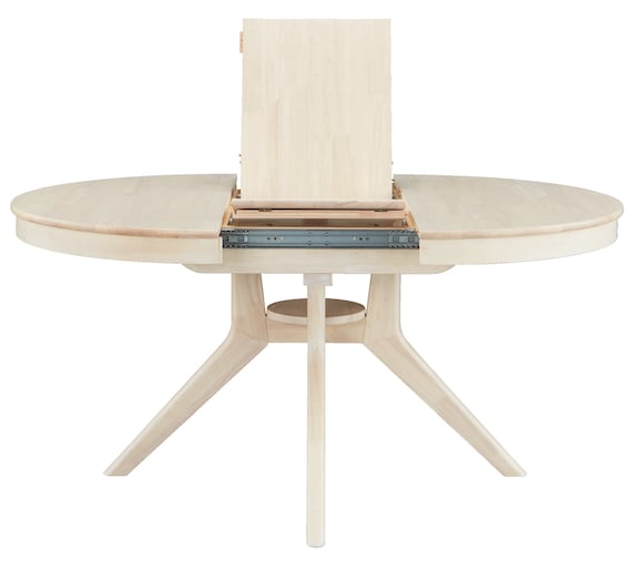 円形伸長ダイニングテーブル(YR001 110-150 WW) 9枚目画像