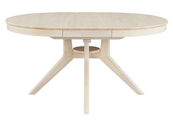 円形伸長ダイニングテーブル(YR001 110-150 WW) 11枚目画像