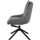 回転式ダイニングチェア(EL001 GY/BK) 7枚目画像