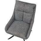 回転式ダイニングチェア(EL001 GY/BK) 9枚目画像