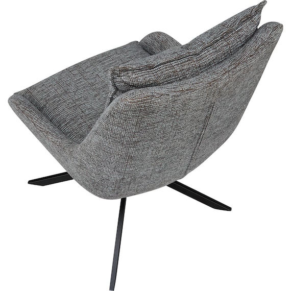 回転式ダイニングチェア(EL001 GY/BK) 10枚目画像