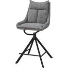 回転式カウンターチェア(EL001 GY/BK) 1枚目画像