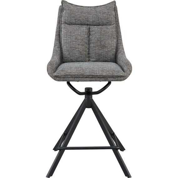 回転式カウンターチェア(EL001 GY/BK) 2枚目画像