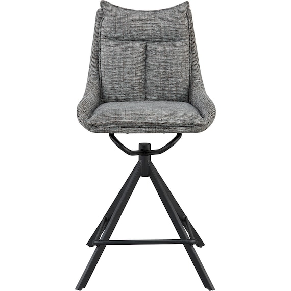 回転式カウンターチェア(EL001 GY/BK) 2枚目画像