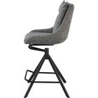 回転式カウンターチェア(EL001 GY/BK) 4枚目画像