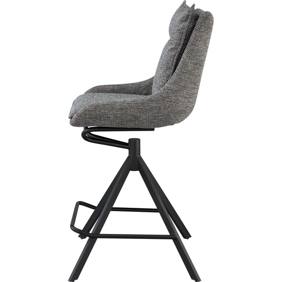 回転式カウンターチェア(EL001 GY/BK) 4枚目画像
