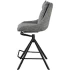 回転式カウンターチェア(EL001 GY/BK) 4枚目画像