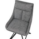 回転式カウンターチェア(EL001 GY/BK) 6枚目画像