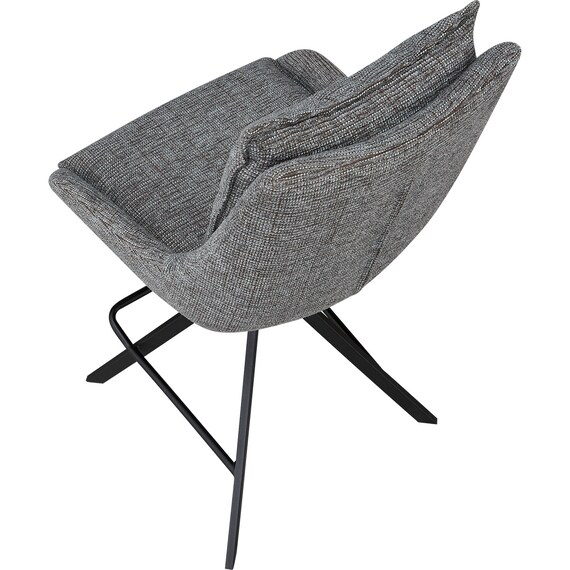 回転式カウンターチェア(EL001 GY/BK) 7枚目画像