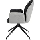 回転式ダイニングチェア(SH102 肘付き BK/LGY) 4枚目画像