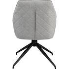 回転式ダイニングチェア(SH102 肘付き BK/LGY) 5枚目画像