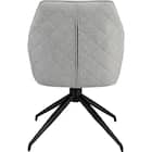 回転式ダイニングチェア(SH102 肘付き BK/LGY) 5枚目画像