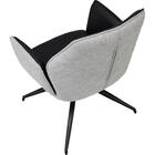 回転式ダイニングチェア(SH102 肘付き BK/LGY) 7枚目画像