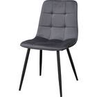 ダイニングチェア2点セット(SH103 GY/BK) 2枚目画像