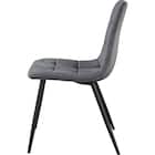 ダイニングチェア2点セット(SH103 GY/BK) 4枚目画像