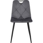 ダイニングチェア2点セット(SH103 取っ手付き GY/BK) 3枚目画像