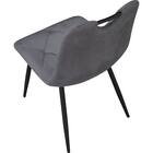 ダイニングチェア2点セット(SH103 取っ手付き GY/BK) 7枚目画像