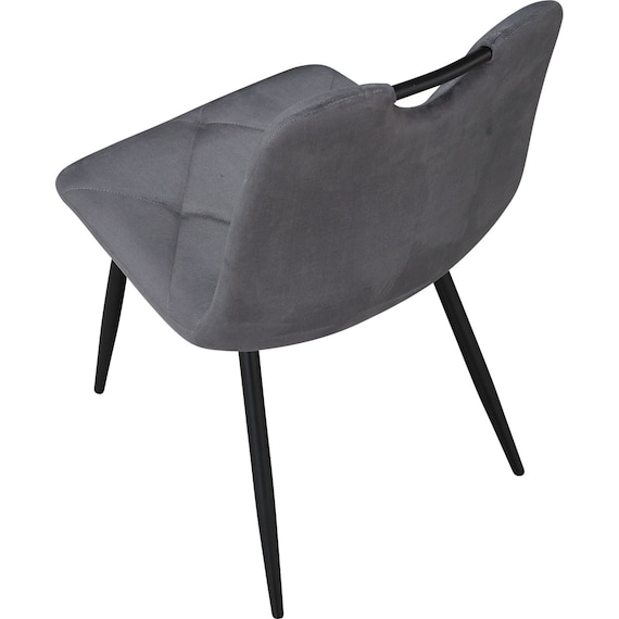 ダイニングチェア2点セット(SH103 取っ手付き GY/BK) 7枚目画像