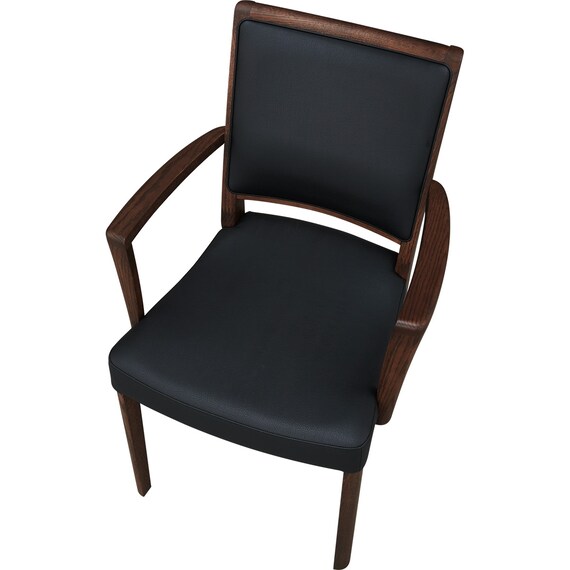 ダイニングチェア(ダンテ2 肘付きC19740K BR/317) 5枚目画像