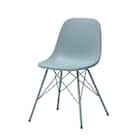 北欧風デザインチェア (1脚 ブルー) 1枚目画像