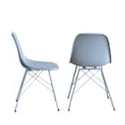 北欧風デザインチェア (1脚 ブルー) 3枚目画像