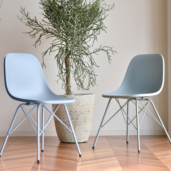 北欧風デザインチェア (1脚 ブルー) 11枚目画像