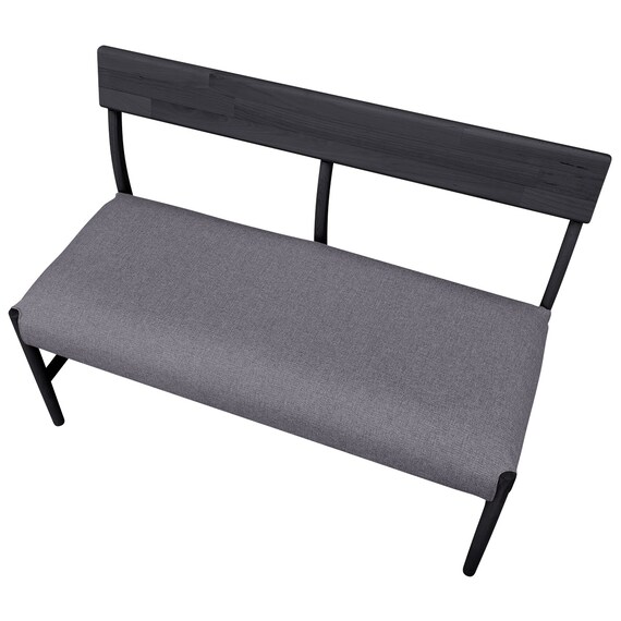 ベンチ(Nコレクション B34B BK/NSF-MGY) 4枚目画像