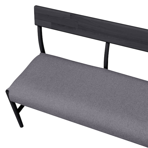 ベンチ(Nコレクション B34B BK/NSF-MGY) 5枚目画像