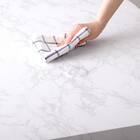 大理石調ダイニング5点セット (MRD ホワイト) 11枚目画像