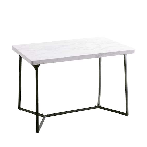 大理石調ダイニング5点セット (MRD ホワイト) 14枚目画像