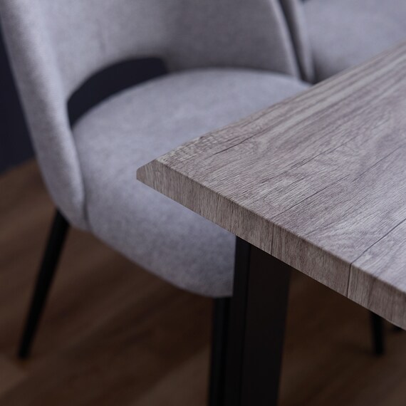 ダイニングテーブル (GNS 幅140cm グレージュ) 3枚目画像