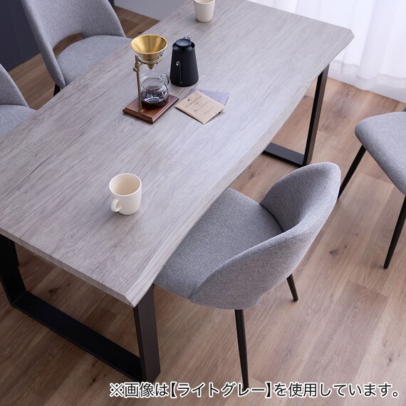 ダイニングチェア 2脚セット (LTL ダークグレー) 6枚目画像