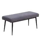 ダイニングベンチ (LTL ダークグレー) 2枚目画像