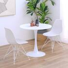 北欧風シェルチェア 2脚セット (CL ホワイト) 2枚目画像