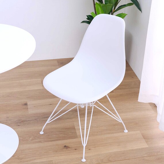 北欧風シェルチェア 2脚セット (CL ホワイト) 10枚目画像