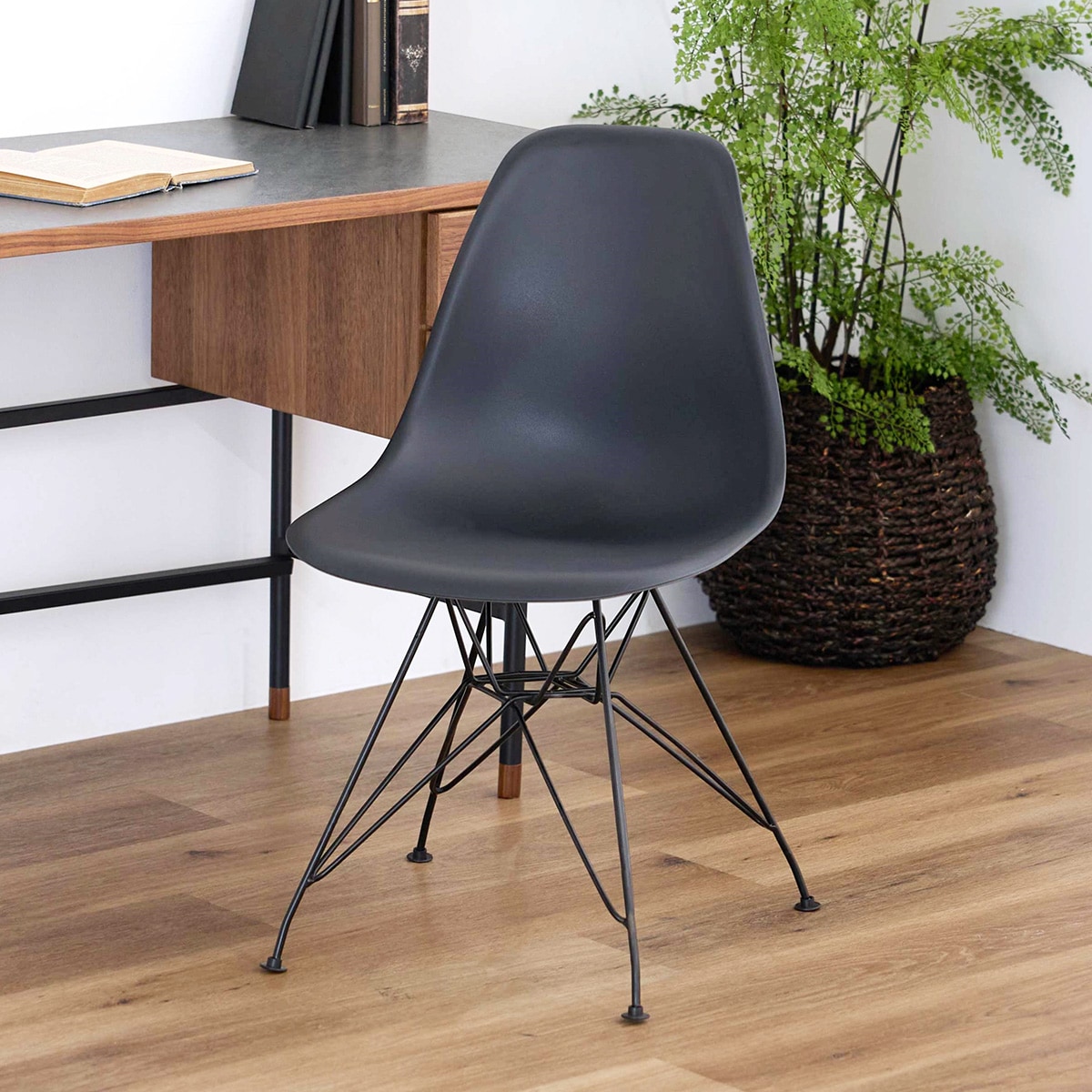 北欧風シェルチェア 4脚セット (CL ブラック) | ニトリネット【公式