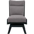 ソファのような座り心地のポケットコイルダイニング回転チェア(Nコレクション C-27S BK/NSF-MGY) 7枚目画像