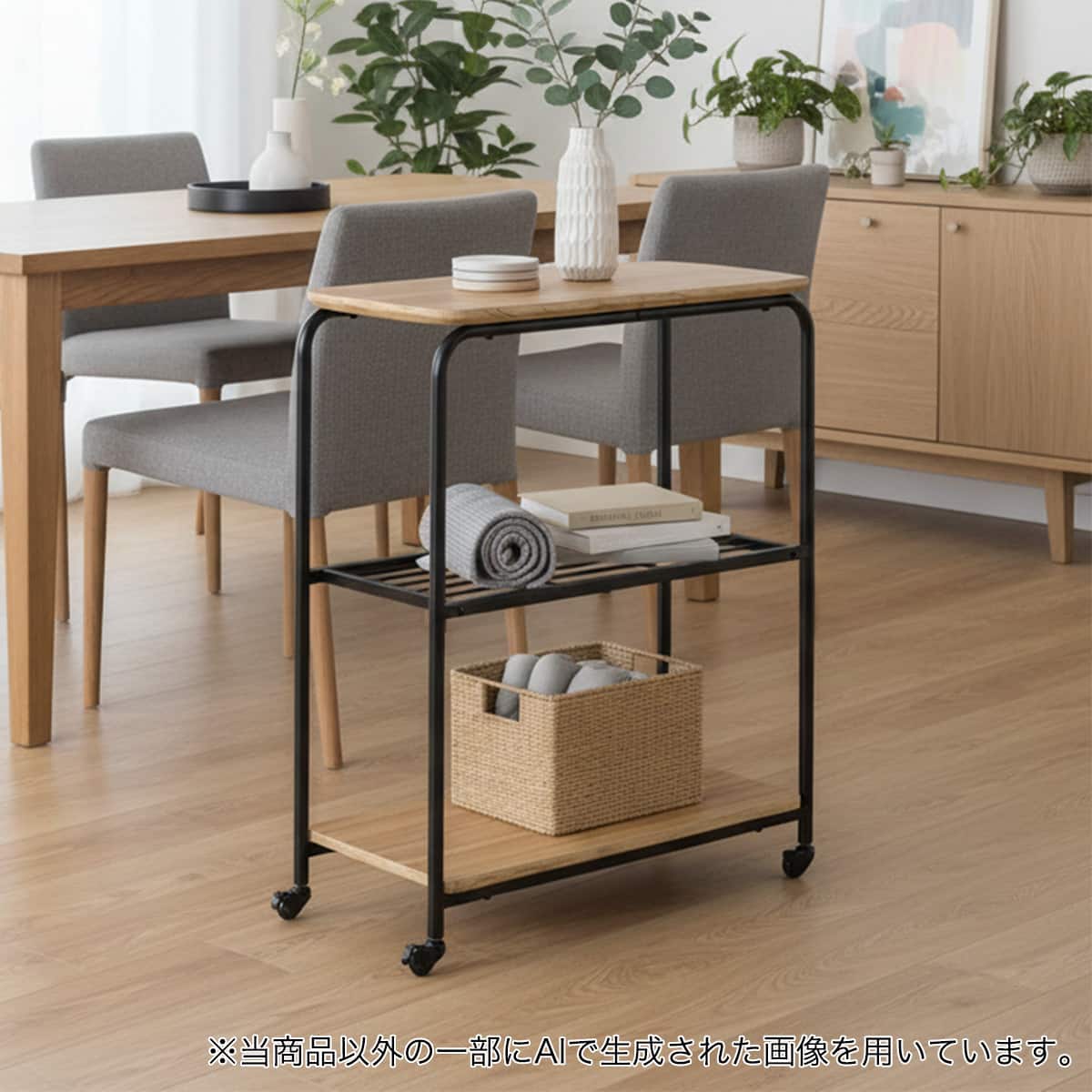 キッチンワゴン ミドルブラウン | ニトリネット【公式】 家具