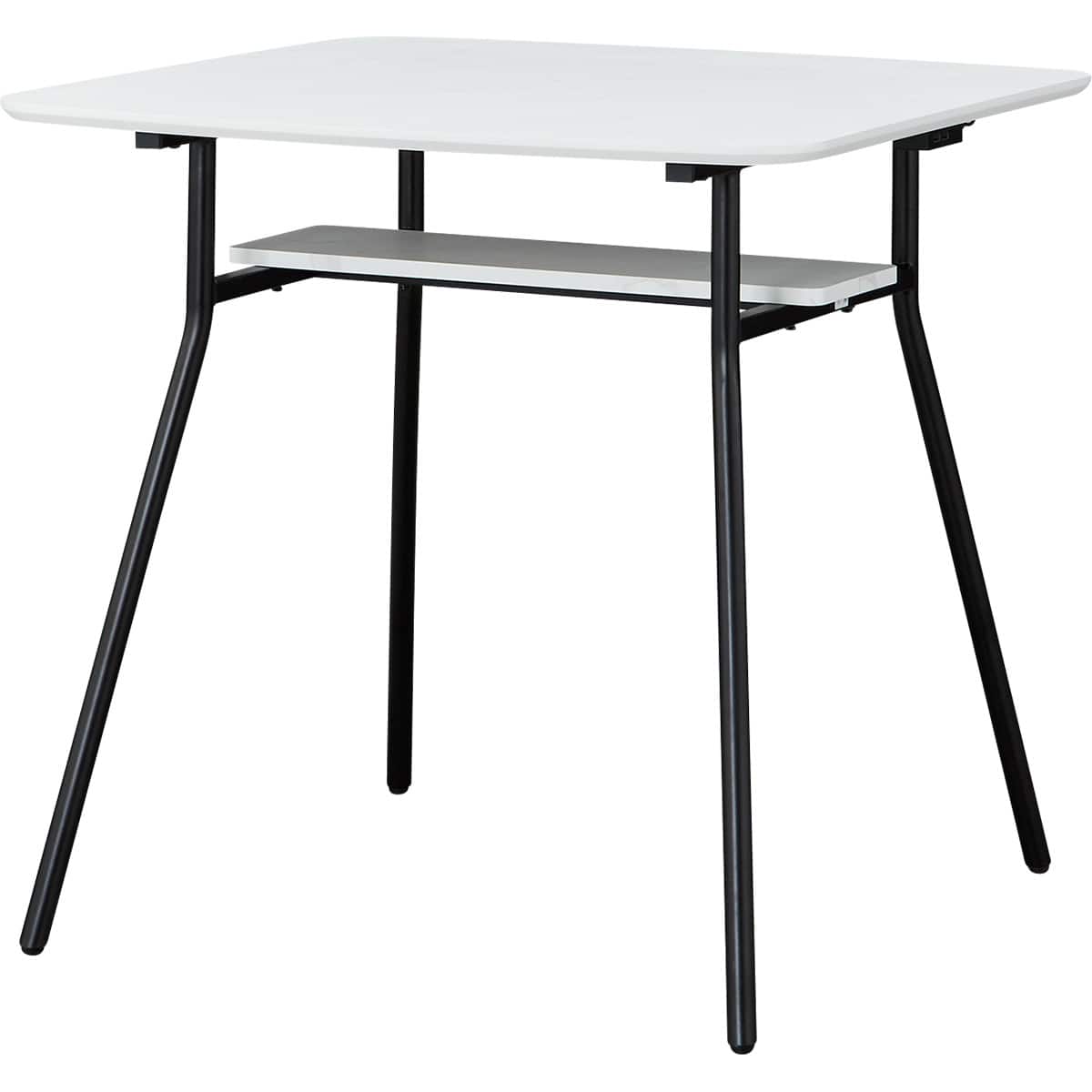 ハイタイプ】ダイニングテーブル 高さ75cm (ST025H 8080 棚・USBポート