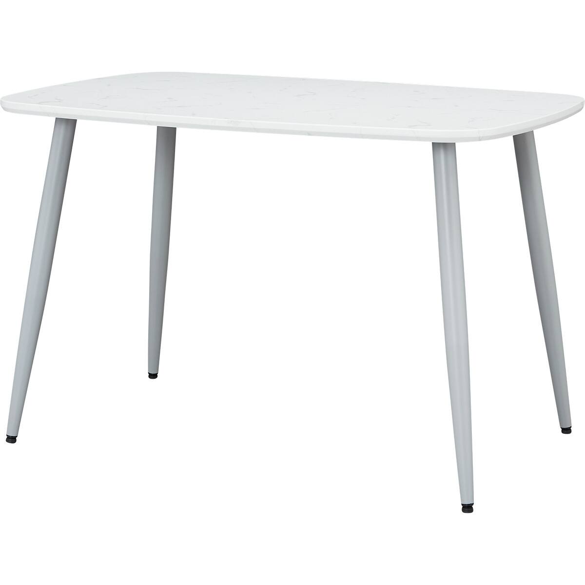 ハイタイプ】ダイニングテーブル 高さ75cm (FY101ｰ2H 12080 WH/LGY