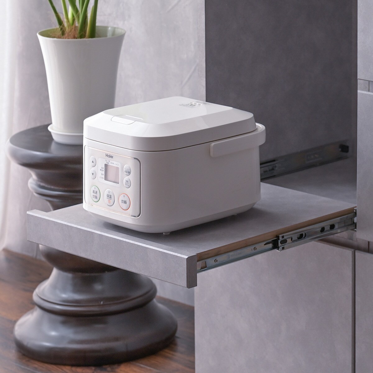 ステンレス天板キッチンカウンター(MC302K 120 GY) | ニトリ