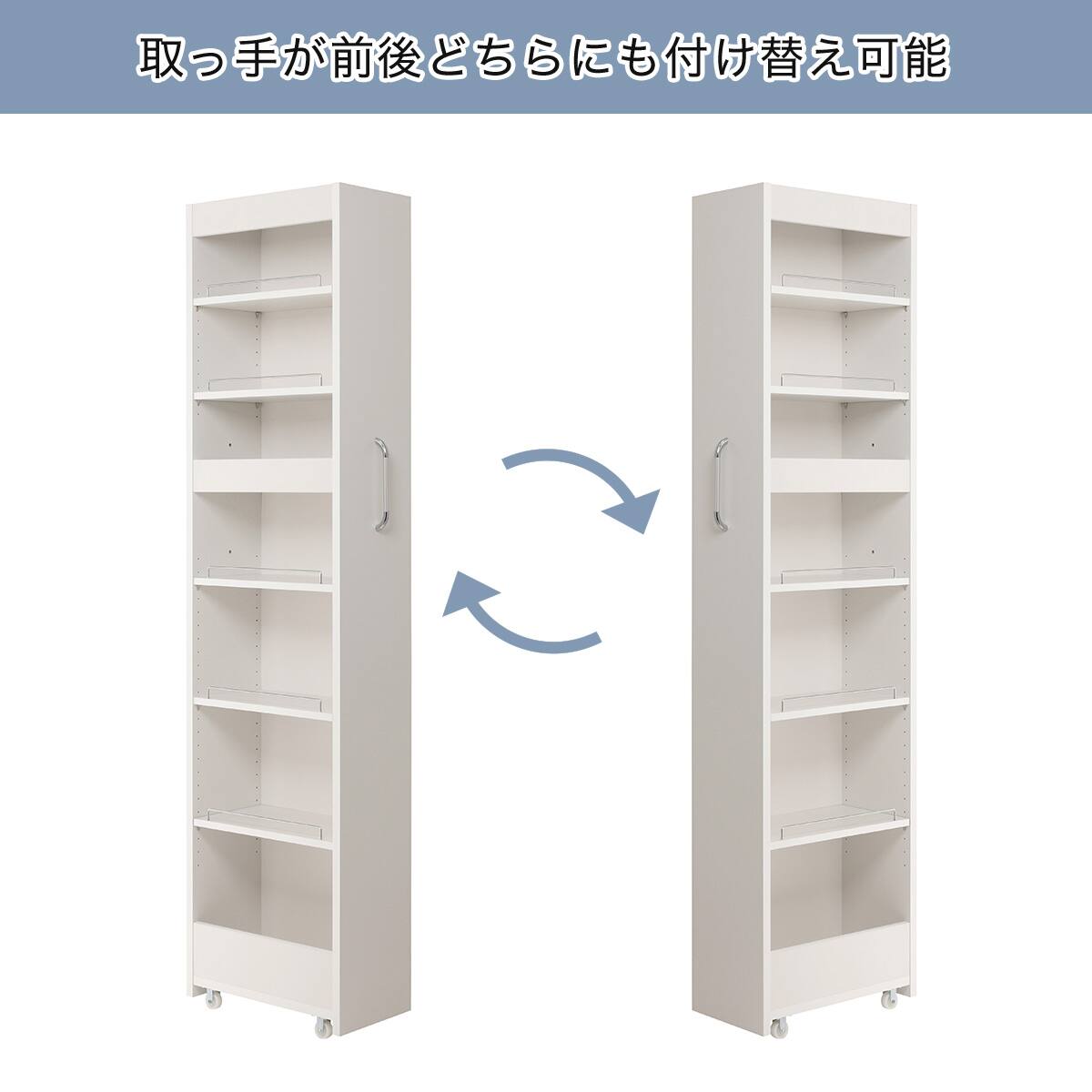棚7段] 頑丈すき間ワゴン (幅32×奥行45cm WH) | ニトリネット【公式