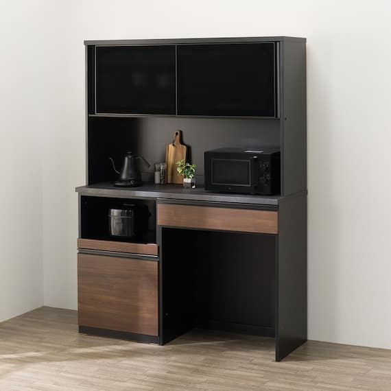 キッチンボード(リガーレ GL-140KB MBR/BK) 1枚目画像