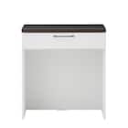 特殊鋼板天板カウンター (オープン 80 WH) 1枚目画像