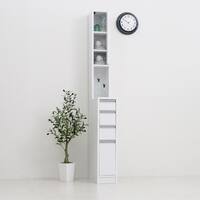 水はねに強いすき間収納 (幅15cm WH)