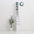 水はねに強いすき間収納 (幅15cm WH) 1枚目画像