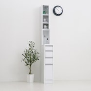 水はねに強いすき間収納 (WH)