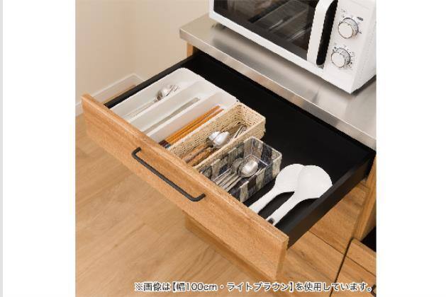 【ニトリ】　キッチンカウンター　IM301 HQ120 LBR ｶｳﾝﾀｰIM301 SHQ120 LBR | ニトリネット【公式】 家具・インテリア通販